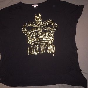 Juice couture high low shirt